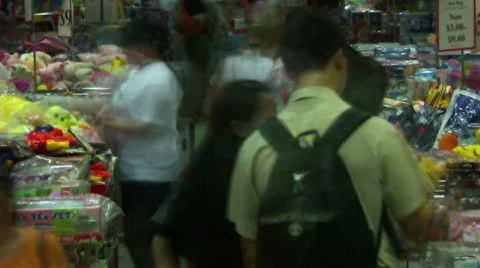 Timelapse toy fair Vídeo Stock 11590777