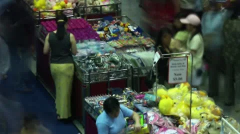 Timelapse toy fair Stock-Footage 11610275