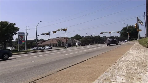 Timelapse traffic at an angle 16x Stock Footage 80003794