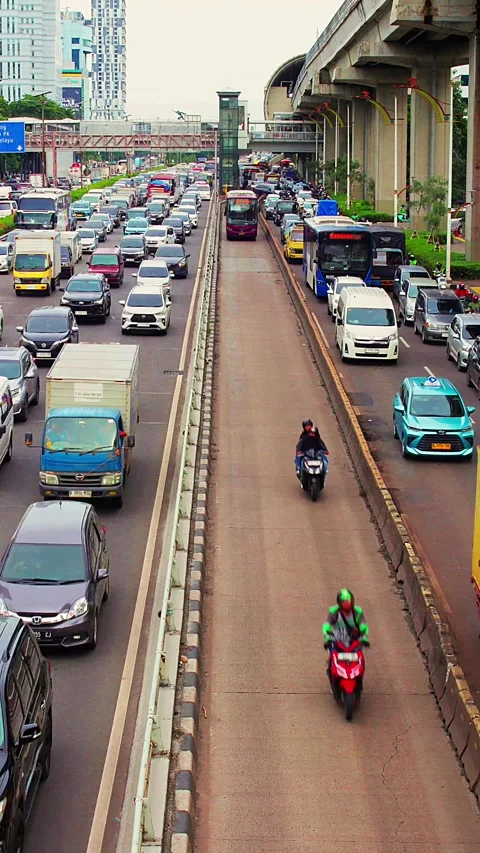 Timelapse of Traffic condition Stock Footage 327846947