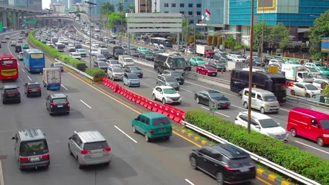 Timelapse of Traffic condition Stock Footage 327846949