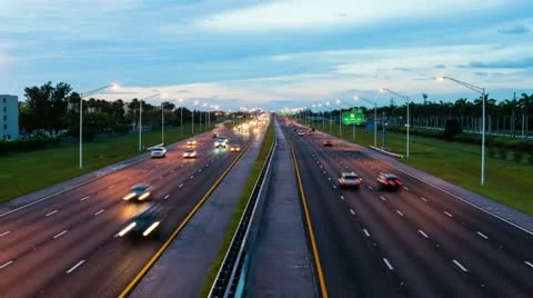 Timelapse Traffic Stock Footage 12252207