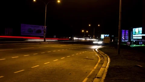 Timelapse of traffic in Highway Lekas located in Saujana Impian, Selangor Video stock 83499555
