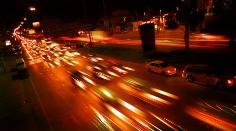 Timelapse traffic jam Stock Footage 55347258