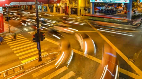 Timelapse of Traffic At Kuala Lumpur Video stock 30543740
