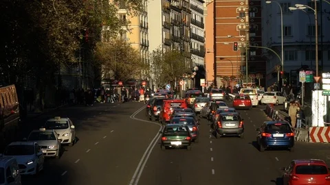 Timelapse traffic light Stock Footage 98050267