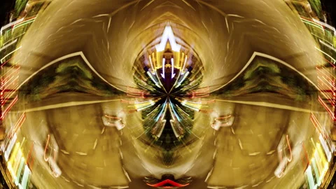 Timelapse of traffic light trails abstract pattern Stock Footage 319936277