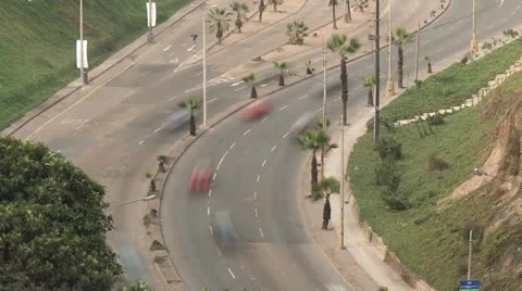 Timelapse Traffic, Lima, peru Stock Footage 24684940