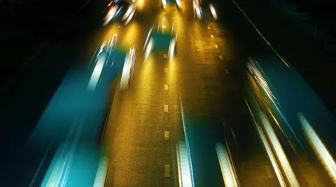 Timelapse traffic, loopable. Stock Footage 56829218