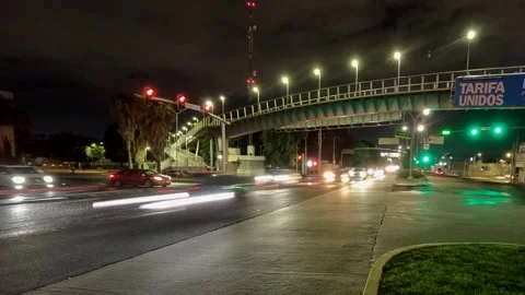 Timelapse of traffic in Queretaro Stock Footage 280731685
