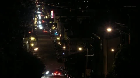 Timelapse traffic slope Vídeo Stock 11589718