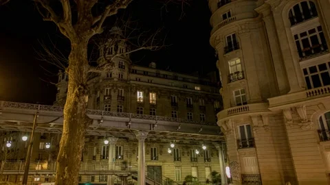 Timelapse of traffic under metro in Paris Stock Footage 171939664
