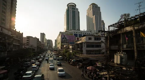 Timelapse of Traffic in Watergate District Stock Footage 48133995