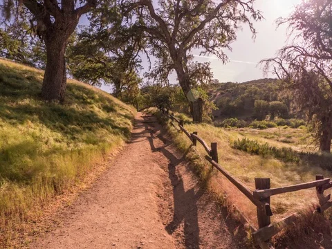 Timelapse of Trail with Shadows 4.6K, 2 Stock Footage 81593402