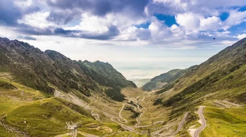 Timelapse in Transfagarasan, Romania Stock Footage 67049108