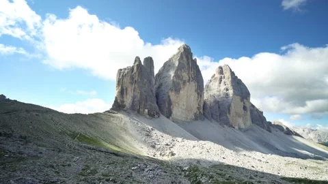Timelapse of a Tre Cime di Lavaredo Amazing Italian Alps Dolomites Stock-Footage 122199664