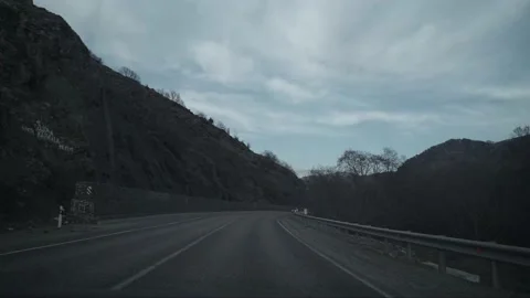 Timelapse from a trip by car. Stock Footage 150106438