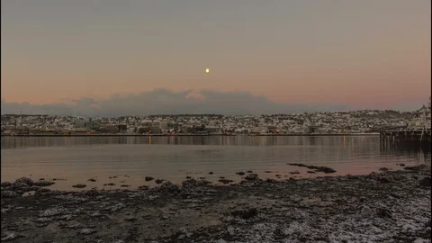 Timelapse of Tromsø Stock Footage 111168137