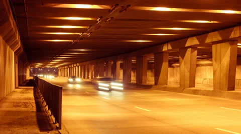 Timelapse tunnel Stock Footage 25724537