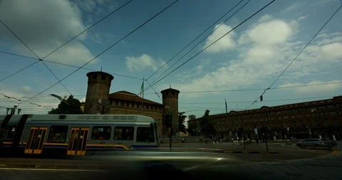 Timelapse in Turin, Italy Stock Footage 99116839