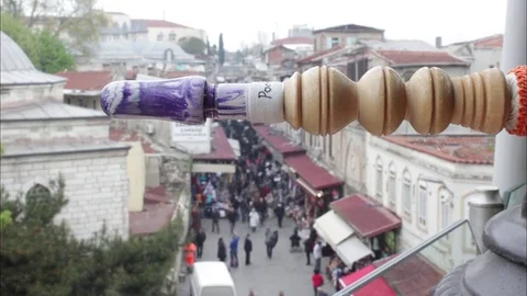 Timelapse Turkey, Istanbul Hookah Stock Footage 74160439