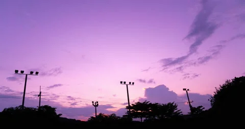 Timelapse of twilight time Stock Footage 134310923