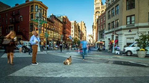 Timelapse Union Square NYC 4K Stock Footage 104251991