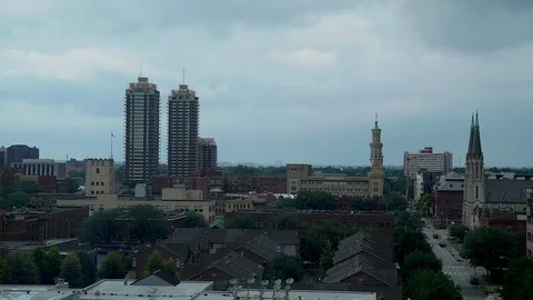 Timelapse of University of Illinois in Champaign Illinois 動画素材 128072753
