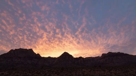 Timelapse unset in the desert Stock Footage 84354716