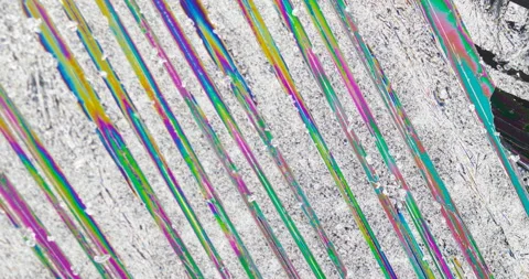 Timelapse of urea crystallization under polarized light Stock Footage 116478031