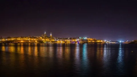 Timelapse of Valletta in 4K Stock Footage 73809006