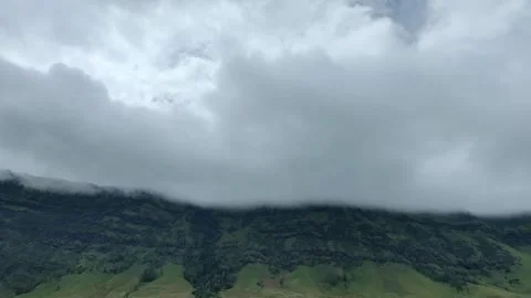 Timelapse in the valley of the hills Stock Footage 297446004