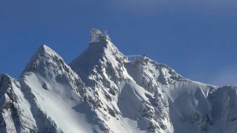 Timelapse of Valluga summit Stock Footage 102171532