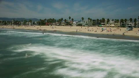 Timelapse Venice Beach Видео 11551155