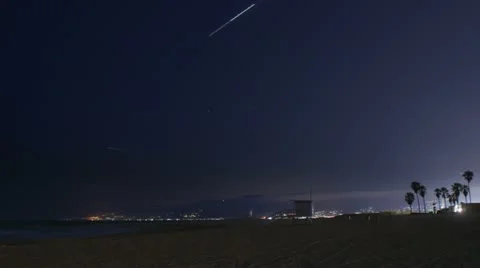 Timelapse Venice Beach Stockbeeldmateriaal 11585264
