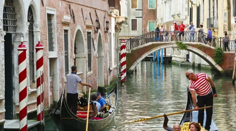 Timelapse Venice canal Stock Footage 39456679
