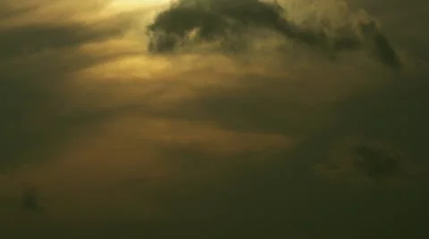 Timelapse vibrant sunset Stockbeeldmateriaal 11540091