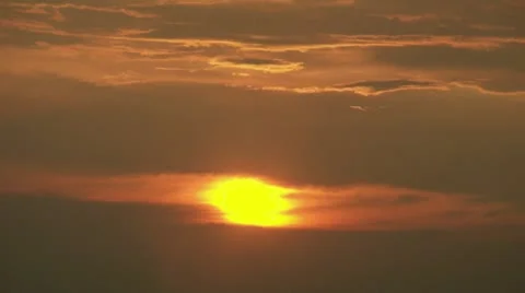 Timelapse vibrant sunset Stock-Footage 11540205