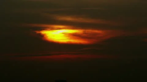 Timelapse vibrant sunset 스톡 동영상 11579334