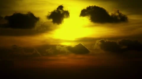 Timelapse vibrant sunset Vídeos de archivo 11579491