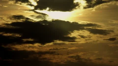 Timelapse vibrant sunset Stock-Footage 11579508