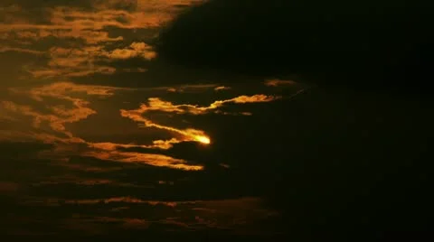 Timelapse vibrant sunset 스톡 동영상 11579752