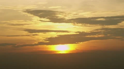 Timelapse vibrant sunset 스톡 동영상 11580723