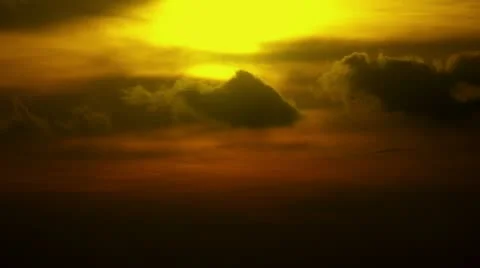 Timelapse vibrant sunset Vídeo Stock 11598279