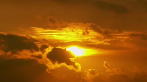 Timelapse vibrant sunset 스톡 동영상 11599074