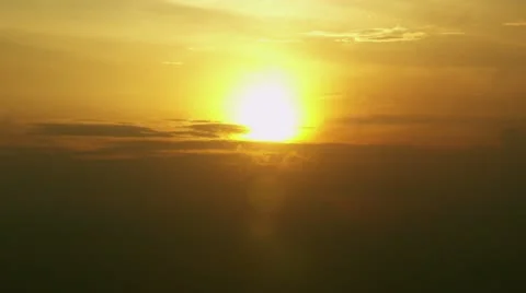 Timelapse vibrant sunset Video stock 11599883