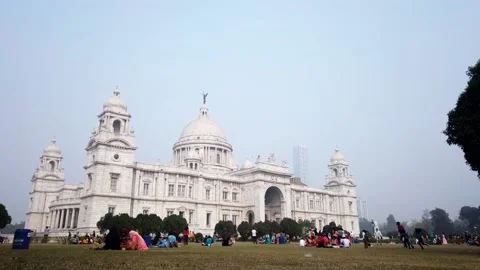 Timelapse of Victoria Memorial Stock-Footage 146863889