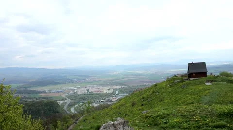 Timelapse video 2 of Pustý hrad, Slovakia Stock Footage 40227231