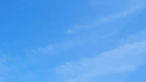 Timelapse video of a bright blue sky Stock Footage 328697856