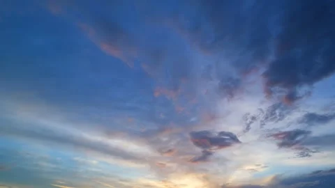 Timelapse video captures a mesmerizing sunset sky, Time-lapse footage. Stock Footage 249730115